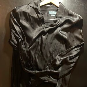 Zara Relaxed Fit Silky Dress Shirt